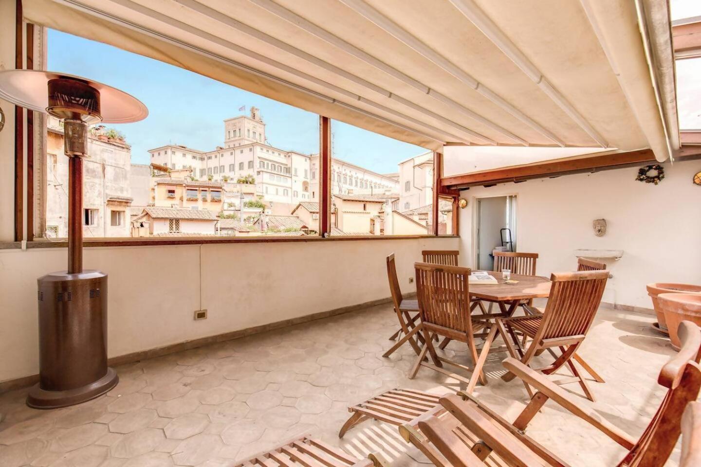 Attic With Terrace By Trevi Fountain Apartment Rome Exterior photo